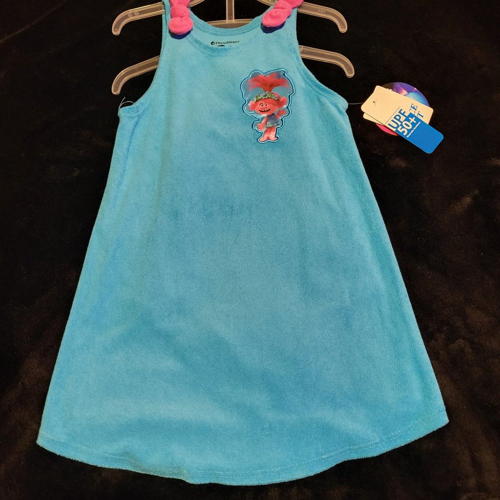 DreamWorks Trolls World Tour 2-Piece Tankini Set, Blue - Multicolor, Size 5T